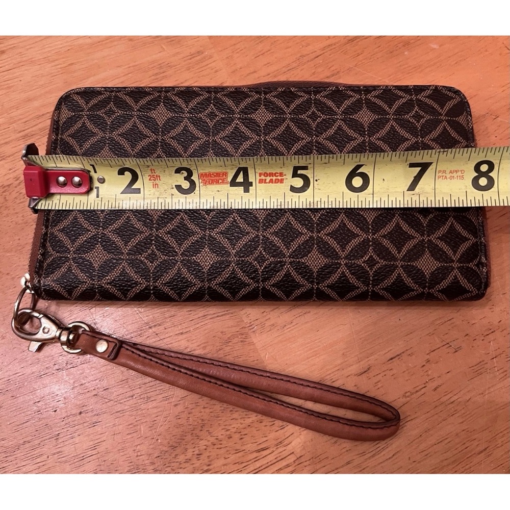 Fossil Brown Patterned Wallet - image 2